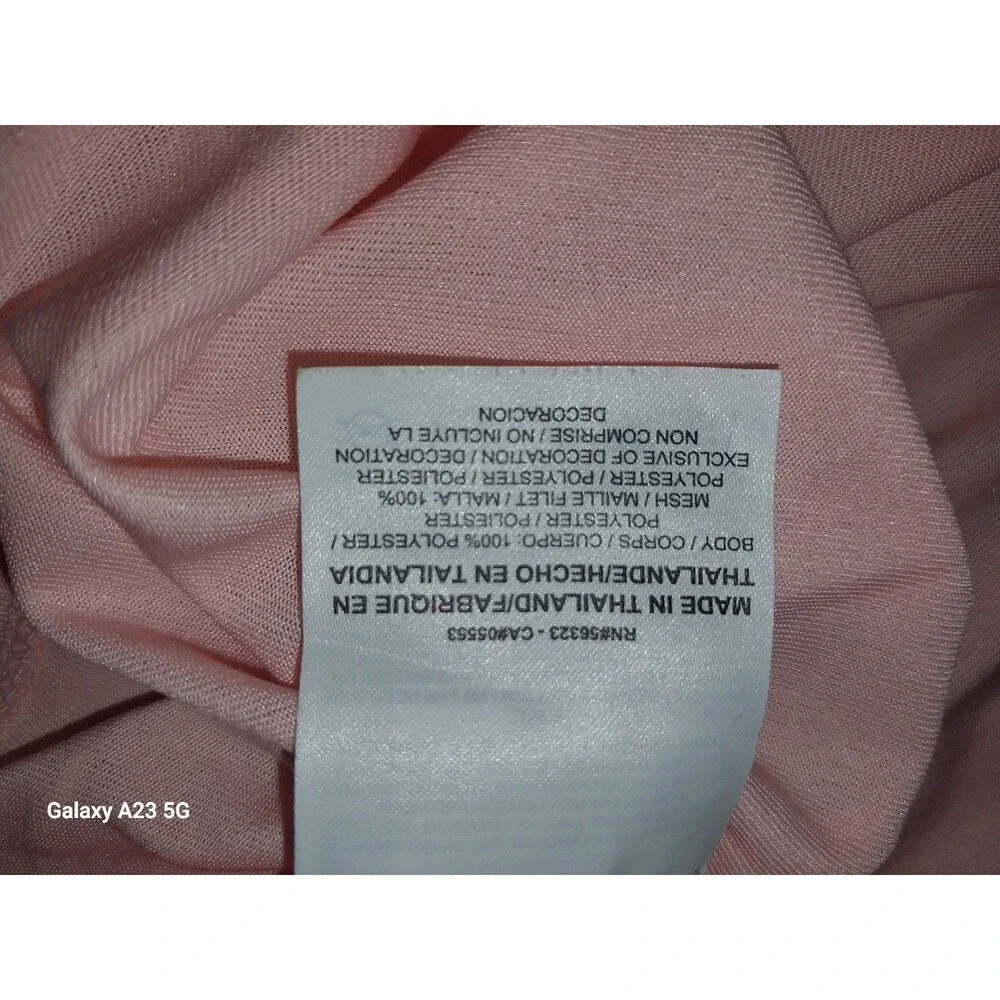 Nike Peach Women's Dry Performance Athletic Training Tank  Size Medium